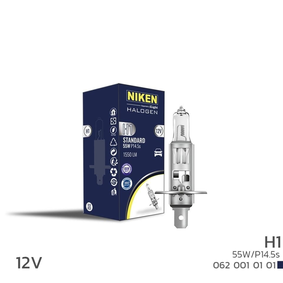 Niken H1 Halojen Ampul 12V 55W P14.5S