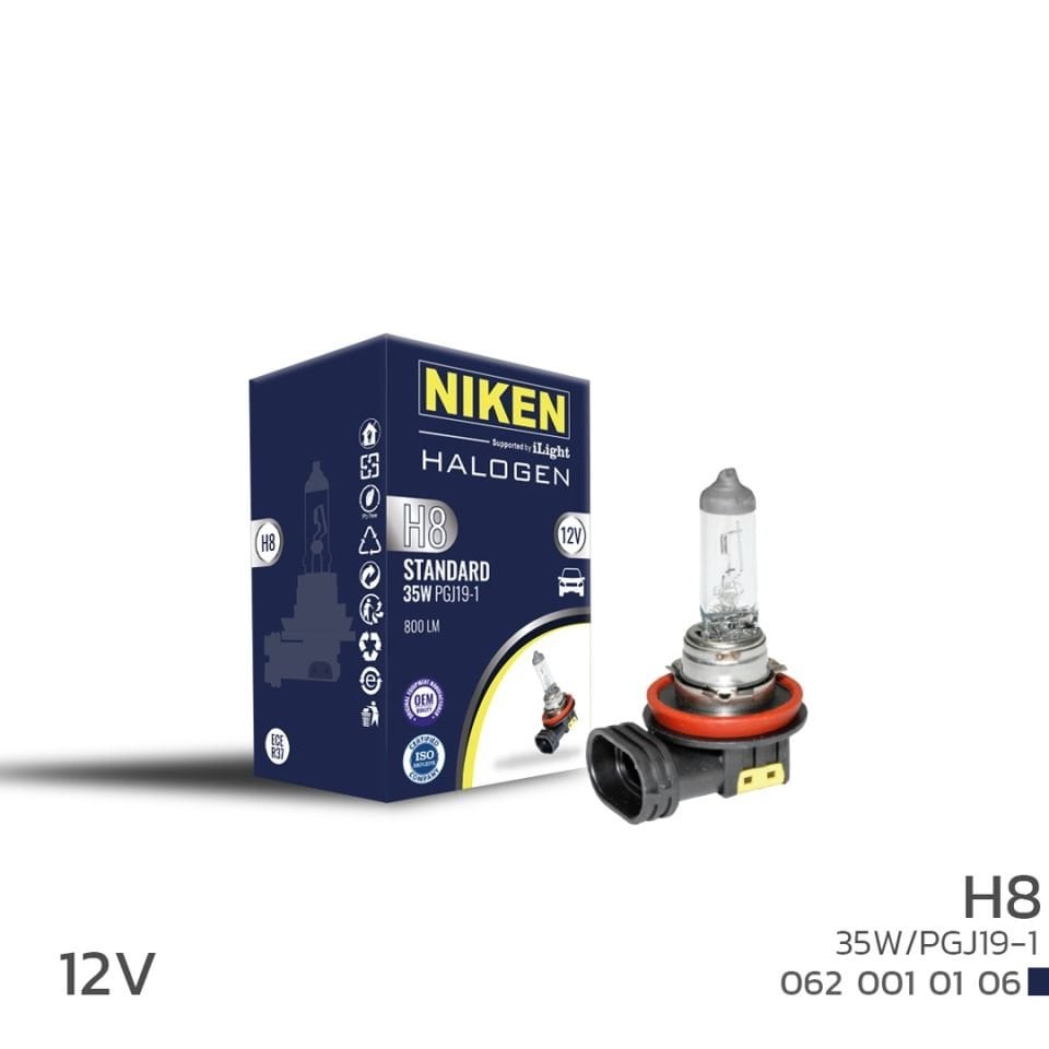Niken H8 Halojen Ampul 12V 35W PGJ19-1