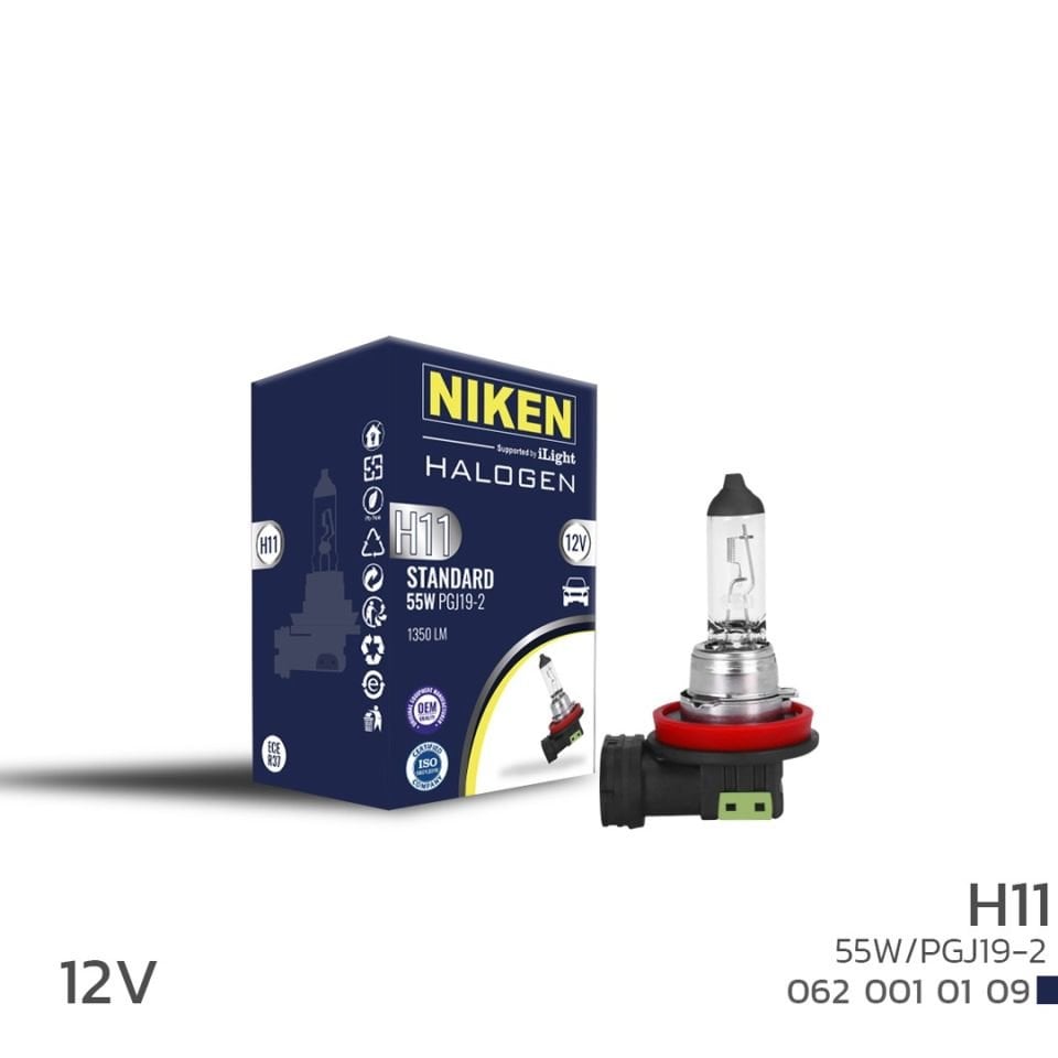 Niken H11 Halojen Ampul 12V 55W PGJ19-2