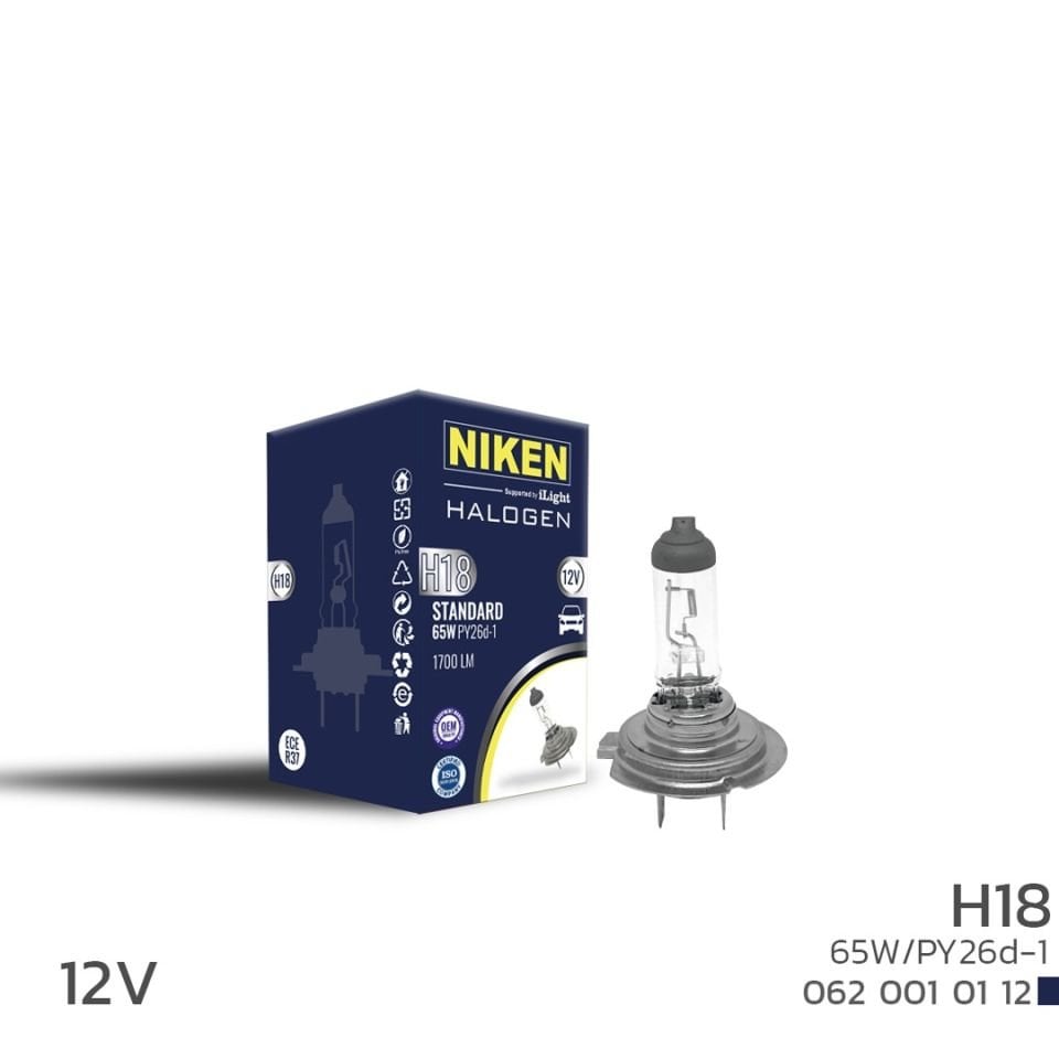 Niken H18 Halojen Ampul 12V 65W PY26D-1