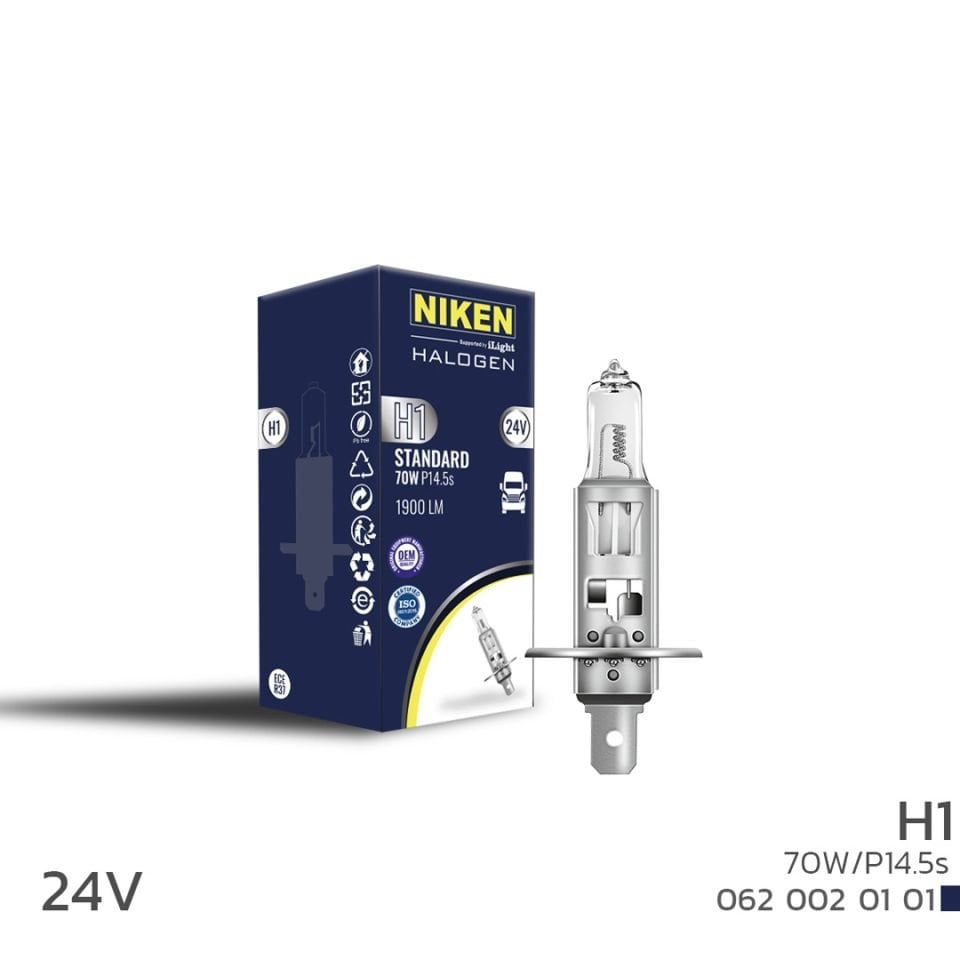 Niken H1 Halojen Ampul 24V 70W P14.5S