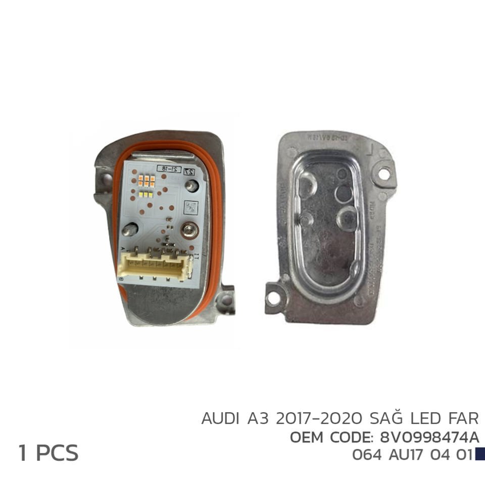 Audi A3 Led Far Modül Sağ 2017-2020 8V0998474A