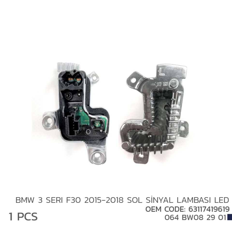 Bmw 3 Serisi F30 Sinyal Led Modül Sol 2015-2018 63117419619