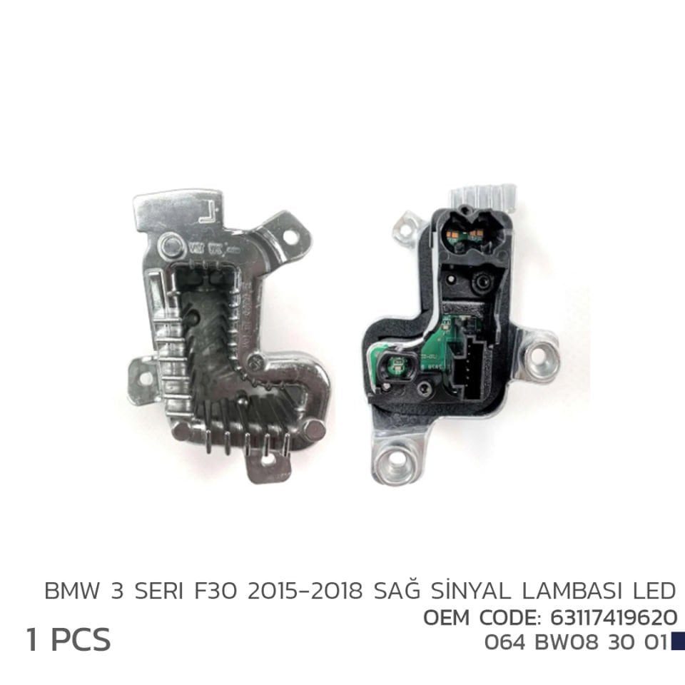 Bmw 3 Serisi F30 Sinyal Led Modül Sağ 2015-2018 63117419620
