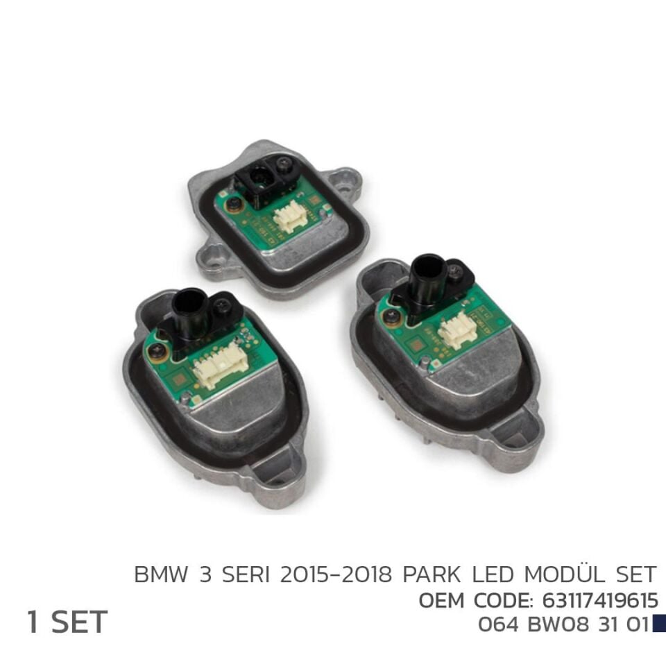 BMW 3 Serisi F30 Park Led Modül Set 2015-2018 63117419615