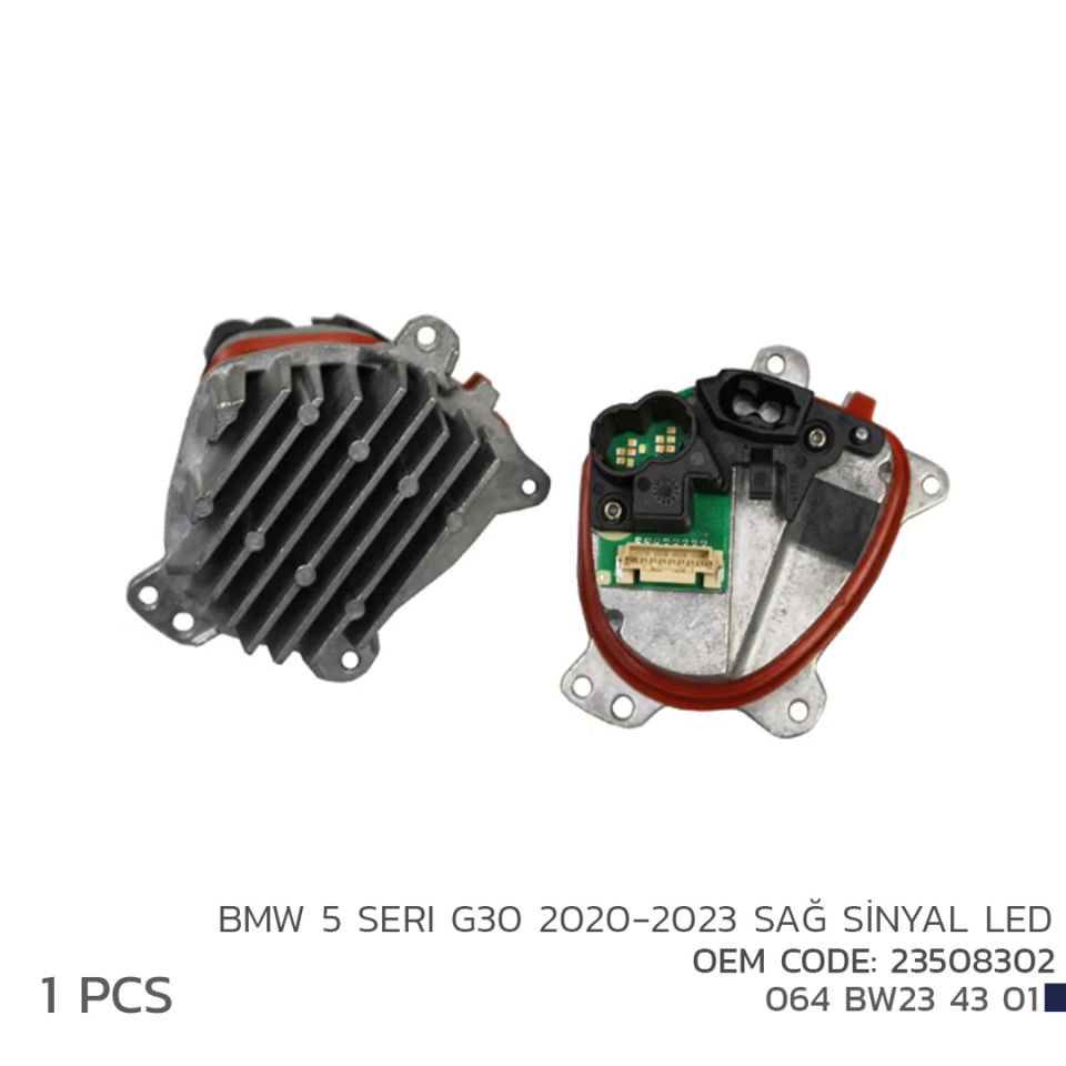 Bmw 5 Serisi Led Sinyal Modül Sağ G30 2020-2023 23508302