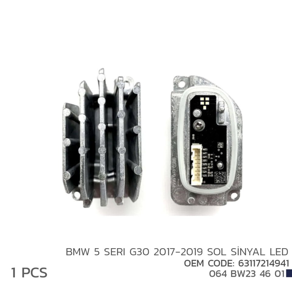 Bmw 5 Serisi G30 Led Sinyal Modül Sol 2017-2019 63117214941