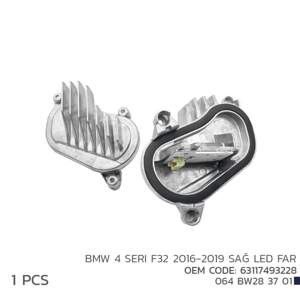 Bmw 4 Serisi F32 Led Modül Sağ 2016-2019 63117493228