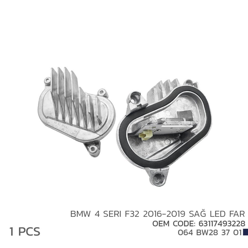 Bmw 4 Serisi F32 Led Modül Sağ 2016-2019 63117493228